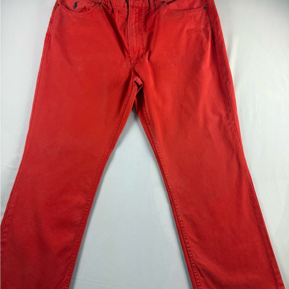 Polo by Ralph Lauren Men's Orage/Rust Straight Jeans